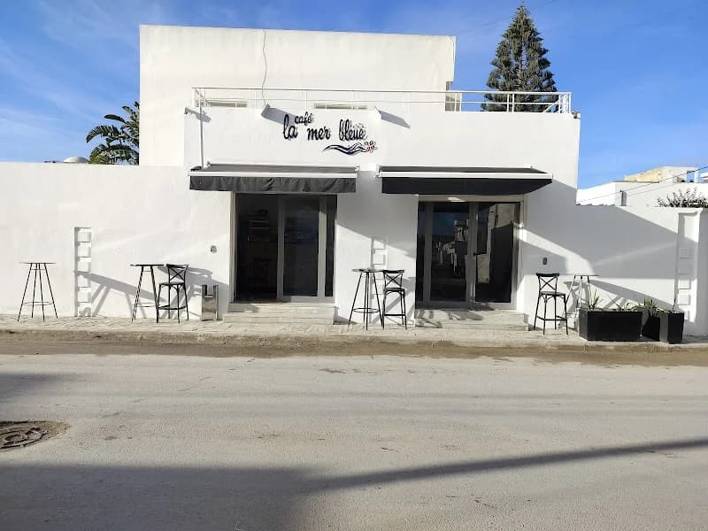 Café la mer bleue à La Marsa
