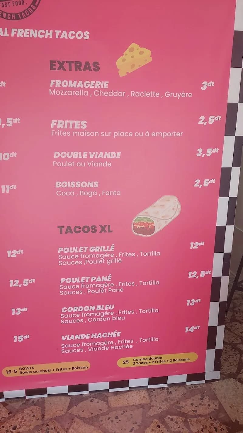 ،the original tacos à La Goulette